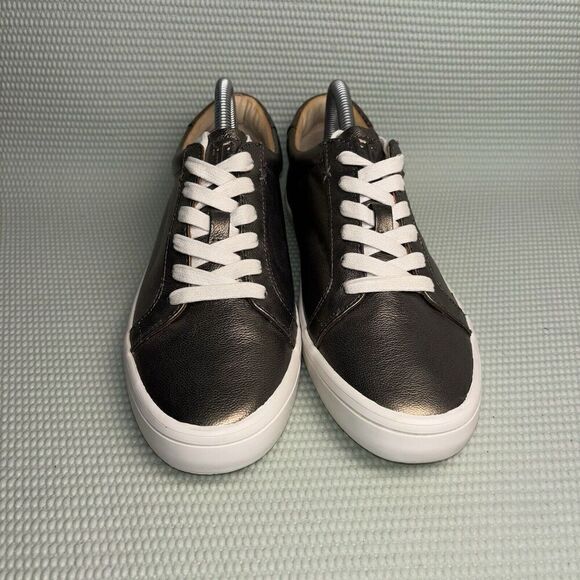 Frye Kerry Lace-Up Sneakers Leather Women’s Size 8.5 3471359 Pewter - Picture 2 of 9